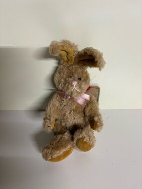Boyds plush rabbit with bendable ears and arm and legs can be moved